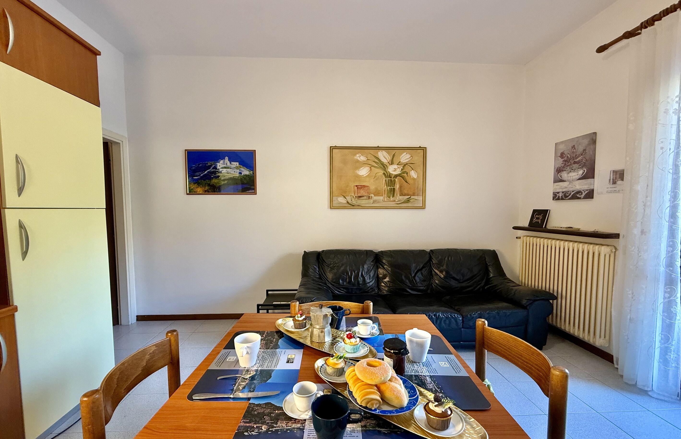 Familienapartment, Mehrere Schlafzimmer, Bergseite (Casa del Limone) | Speisen
