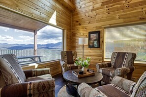 TV, lareira, videogames