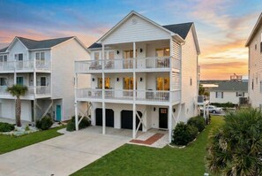 Exterior - Steps to the Beach, Modern Home, and Ocean Views! (Surf City)