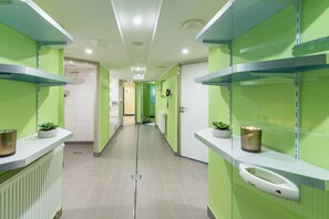 Sauna, steam room - Strandhotel Seestern (Ostseebad Baabe)