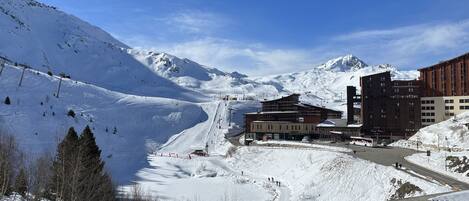 Blick von der Unterkunft