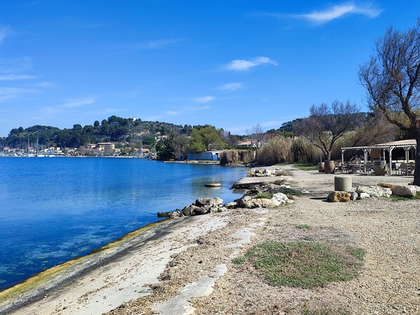 Accommodatie ligt op het strand