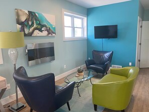 TV connectée, cheminée