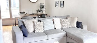 Le Rabelais, typical duplex in Chinon, 500m from the castle, quiet, free parking