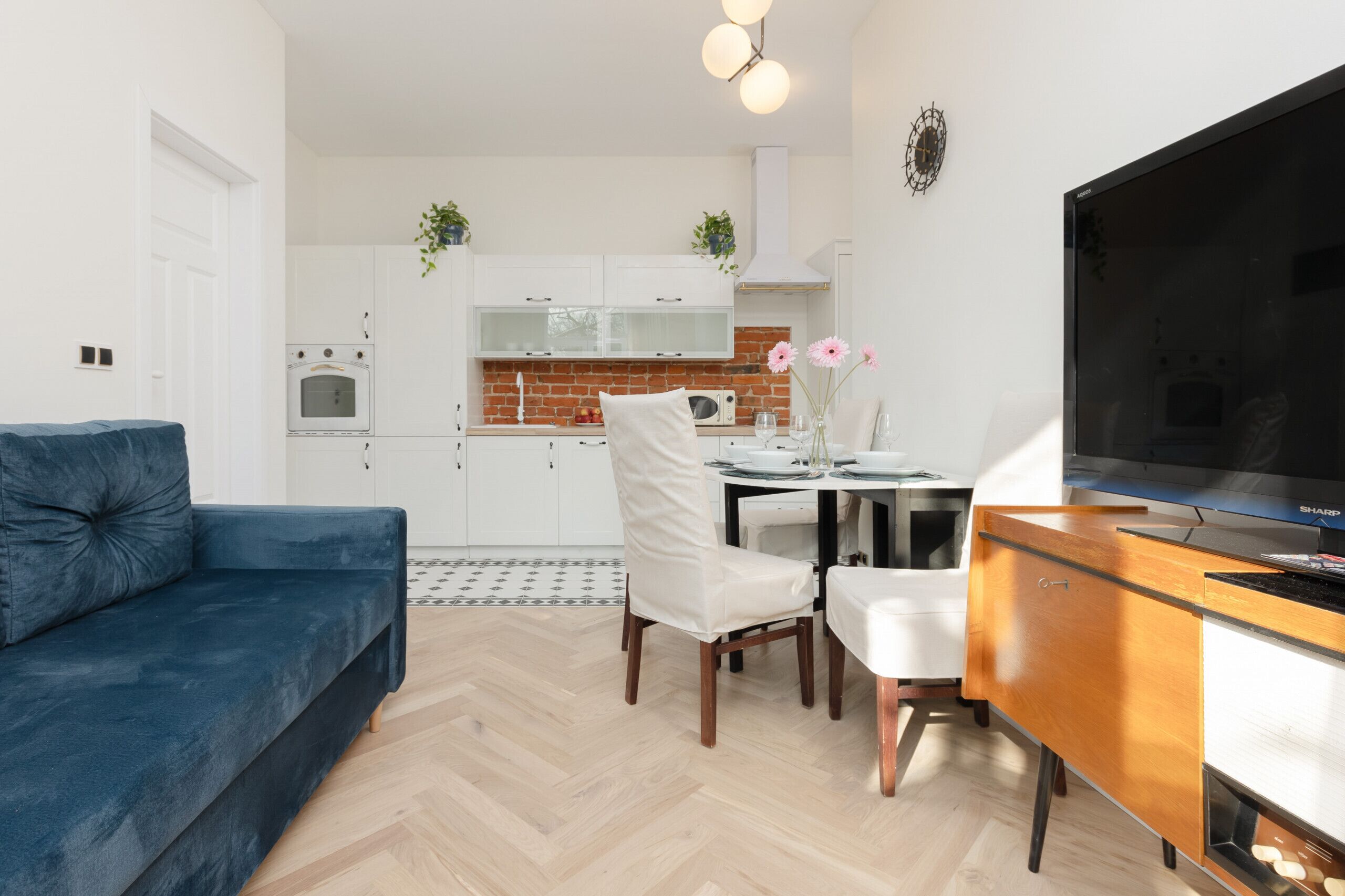 公寓, 2 間臥室, 露台 | 客廳