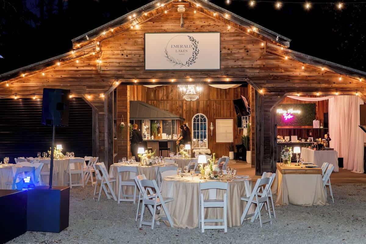 Espace banquet en plein air