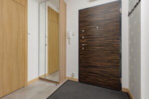 Departamento, 1 habitación, balcón | Área de sala de estar