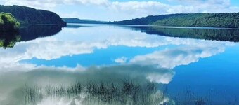 New Mayape Cabin on the Shores of the Lake and Native Forest