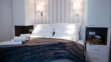 2 slaapkamers, een strijkplank/strijkijzer, reisbedje, gratis wifi