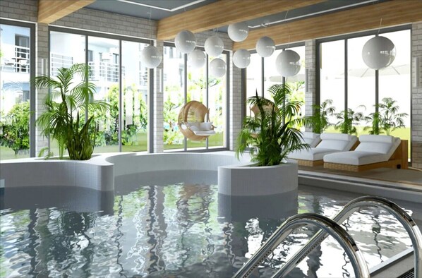 Indoor pool - Apartment in Pobierowo near the Sea (Pobierowo)