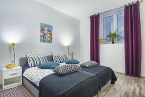 1 makuuhuone, ilmainen Wi-Fi, vuodevaatteet