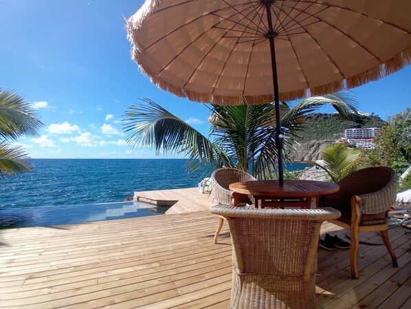 Deluxe Apartment | Terrace/patio - Océan Cave (Philipsburg)