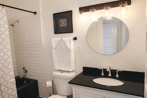 Hair dryer, towels