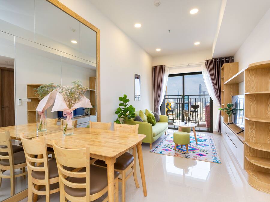 Design Apartment | Living area | 32-inch Smart TV with digital channels, TV