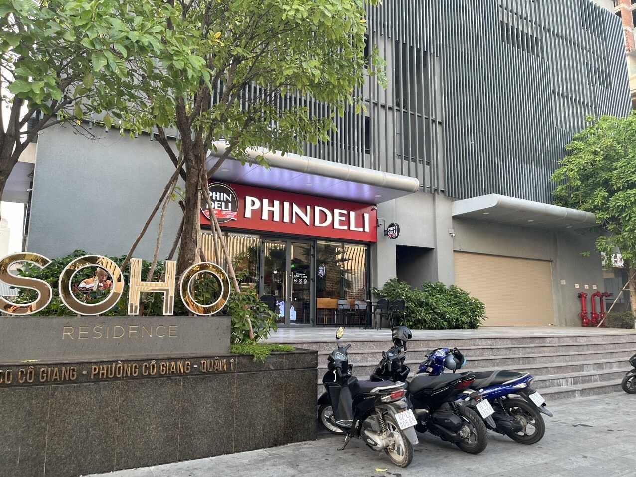 Mặt tiền nơi lưu trú