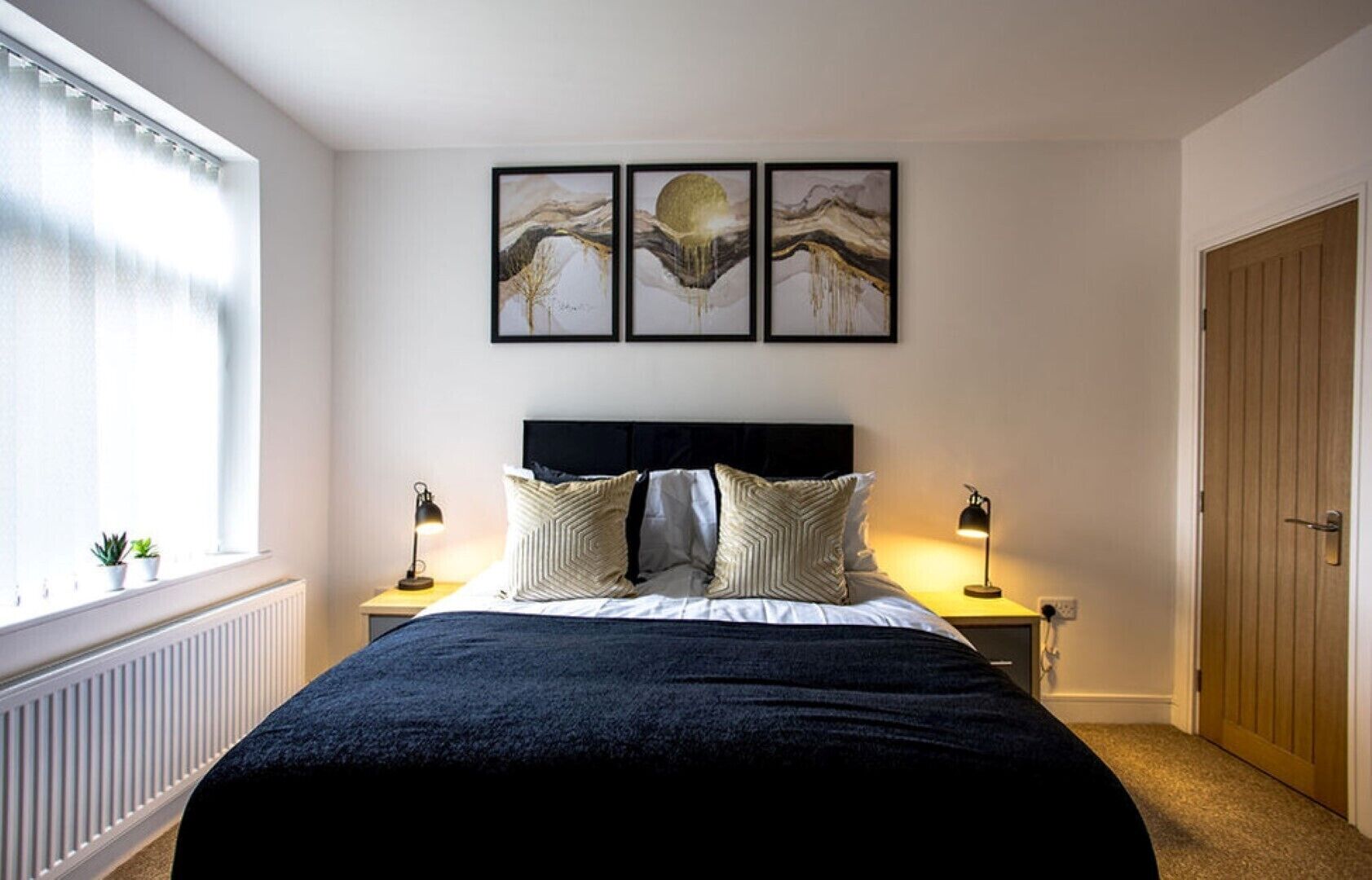 4 bedrooms, in-room safe, iron/ironing board, travel cot