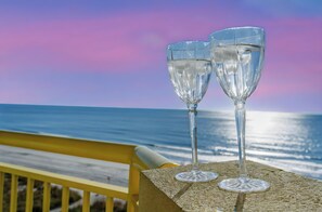 Deluxe Condo, 3 Bedrooms, Balcony, Oceanfront (605) | Balcony - 3 BR Units at Bay Watch by Elliott (North Myrtle Beach)
