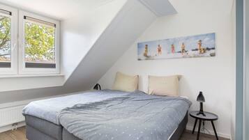 2 bedrooms, iron/ironing board, travel crib, WiFi