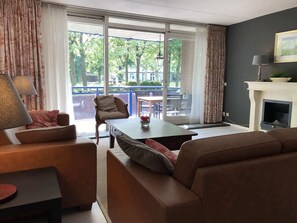 TV, DVD player, offices