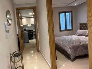 1 bedroom, in-room safe, WiFi, bed sheets