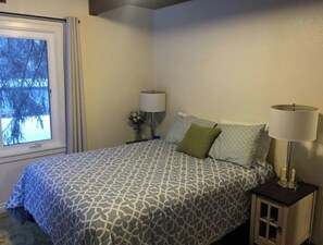 2 bedrooms, iron/ironing board, travel crib, free WiFi