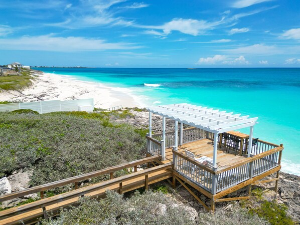 Sun-loungers, beach towels