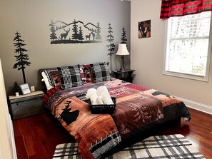 4 habitaciones, escritorio, wifi y ropa de cama 