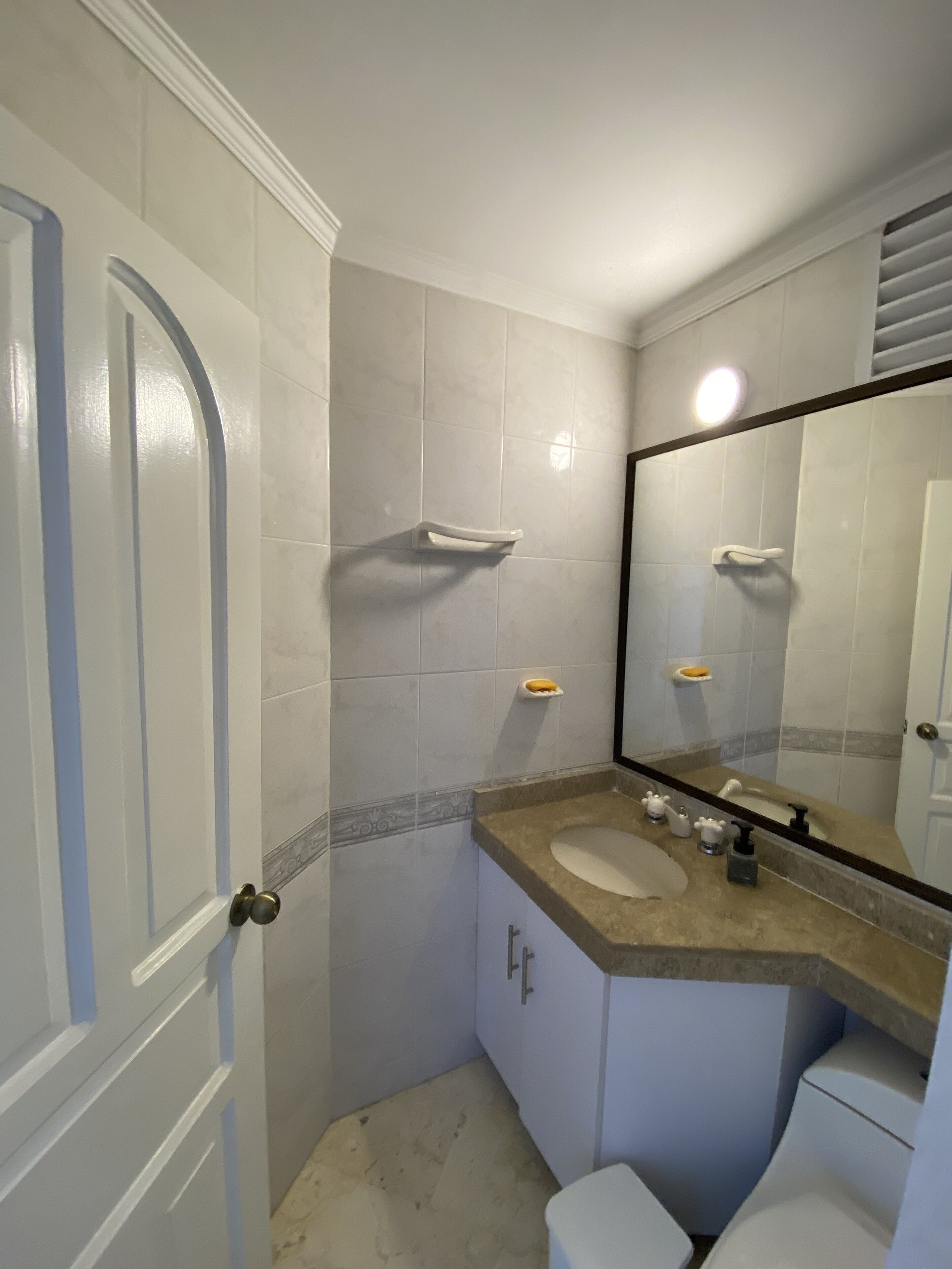 Towels, soap