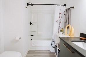 Towels, soap, shampoo