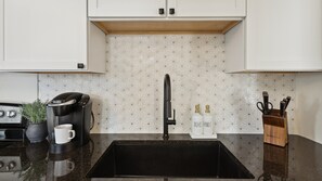 Fridge, microwave, oven, stovetop - Spacious Apt - Steps to Downtown! (Sturgeon Bay)