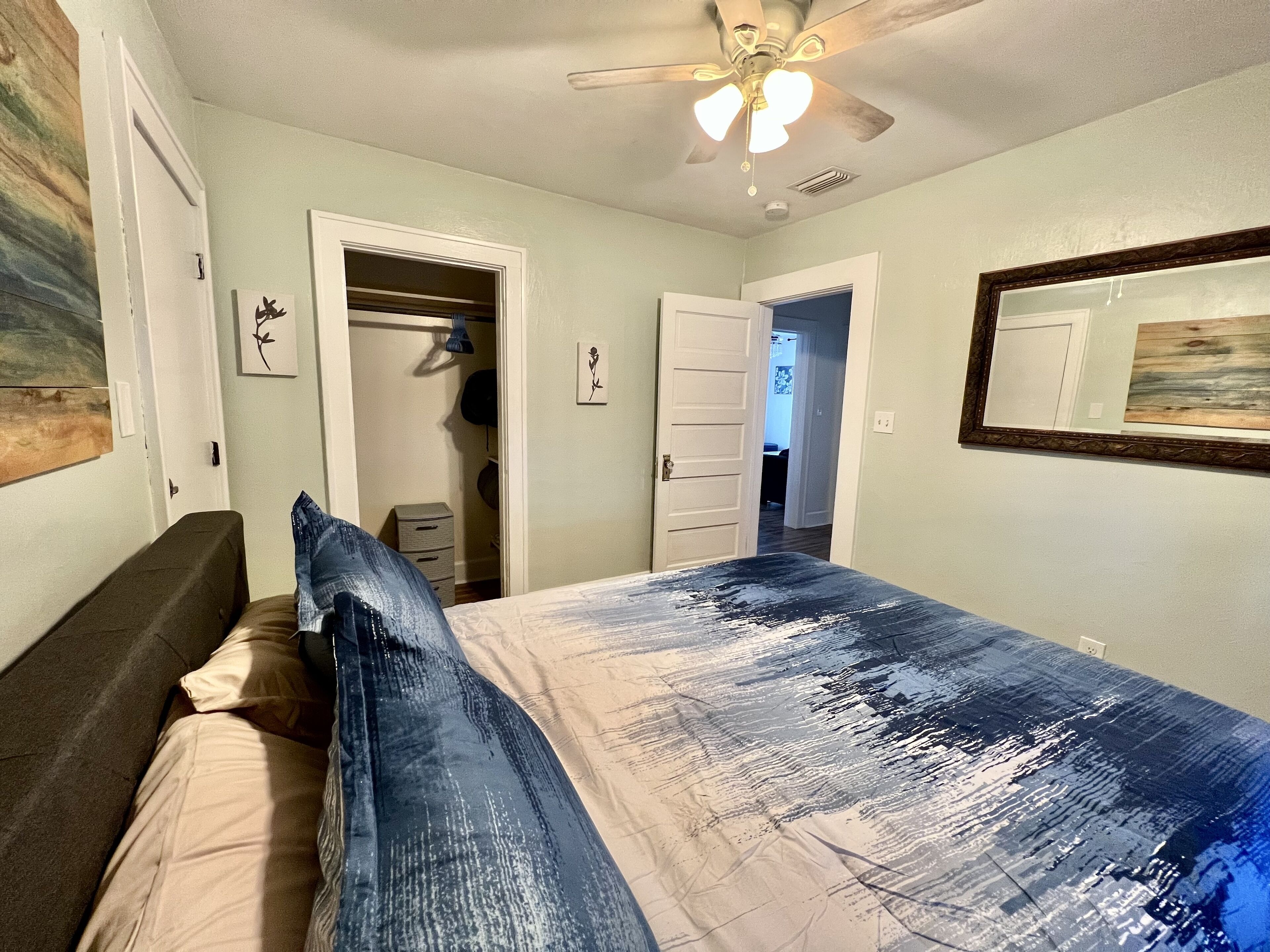 2 habitaciones, wifi gratis y ropa de cama 