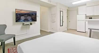 Chic Studio - In Downtown Highland Park, by Metra