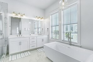 Hair dryer, towels