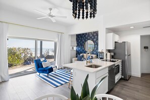 Fridge, microwave, coffee/tea maker, toaster - Melbourne Beachfront Oasis - Cocoa Beach Bungalow (Brevard County)