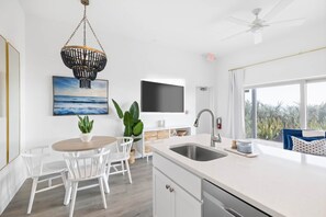 Fridge, microwave, coffee/tea maker, toaster - Melbourne Beachfront Oasis - Cocoa Beach Bungalow (Brevard County)