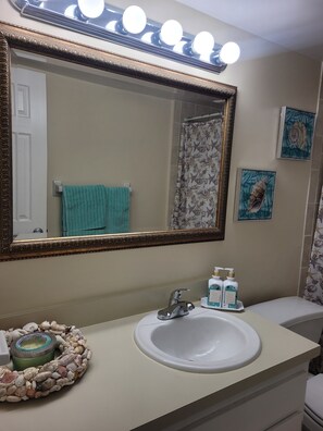 Secador de pelo, toallas y papel higiénico