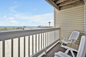 Room, 2 Queen Beds, Balcony, Poolside | Terrace/patio