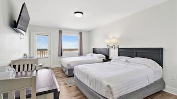 Blackout drapes, iron/ironing board, free WiFi, bed sheets