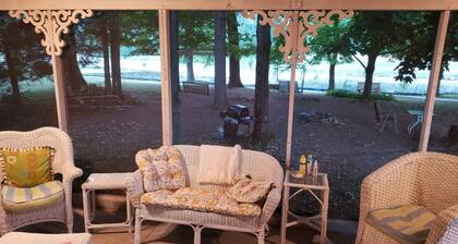 Two story secluded farmhouse on Loyalsock Creek