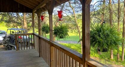 White River Adventure Cabin @ Pig Trail Scenic Hwy near Combs AR. ATV & Hiking