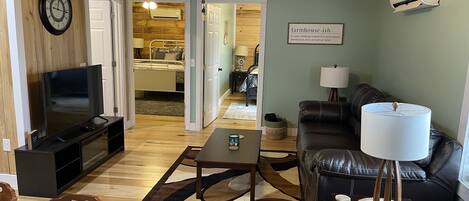 TV connectée, cheminée