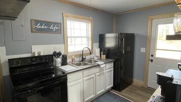 Microwave, oven, stovetop, paper towels