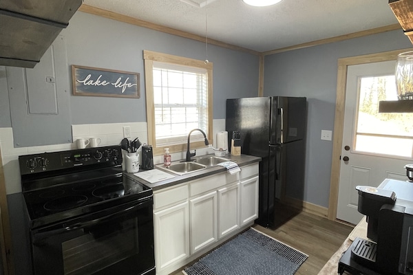 Microwave, oven, stovetop, paper towels