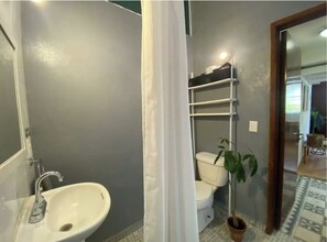 Shower, hair dryer, towels, soap - Lovely loft @Roma Norte (Ciudad de México)