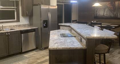 Tiny’s Retirement Home near the trails