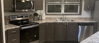 Tiny’s  Retirement Home near the trails