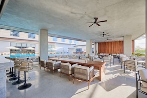 Poolside bar
