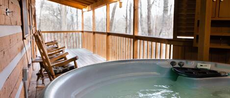 Idromassaggio all'aperto