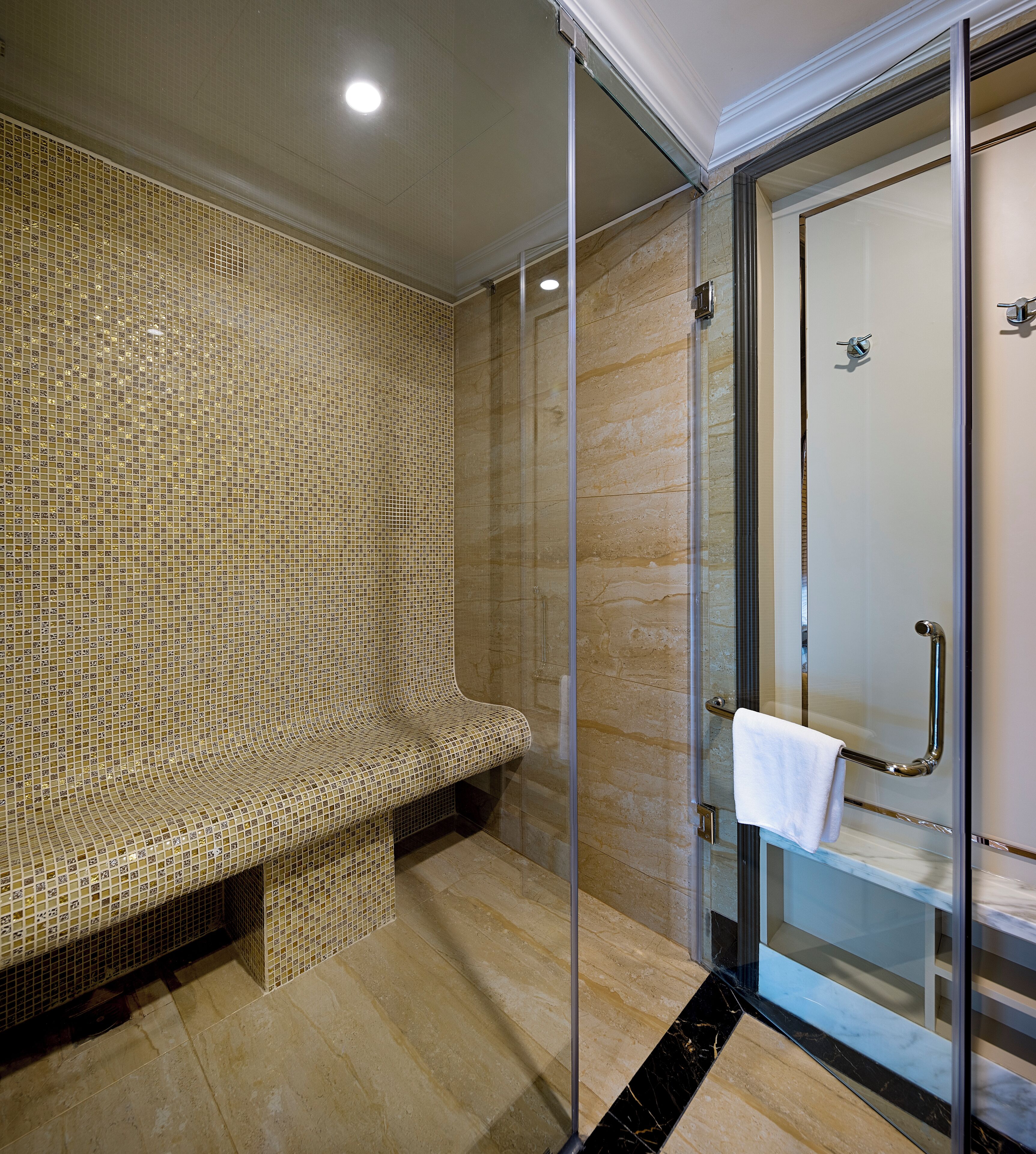 President | Bathroom | Shower, rainfall showerhead, free toiletries, hair dryer