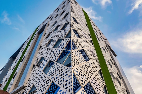 Façade de l’hébergement